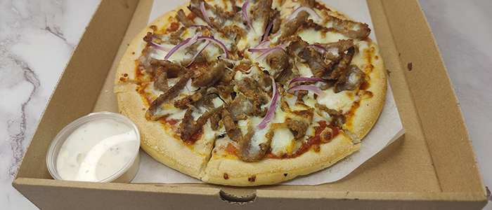 Doner & Onion Pizza  9" 