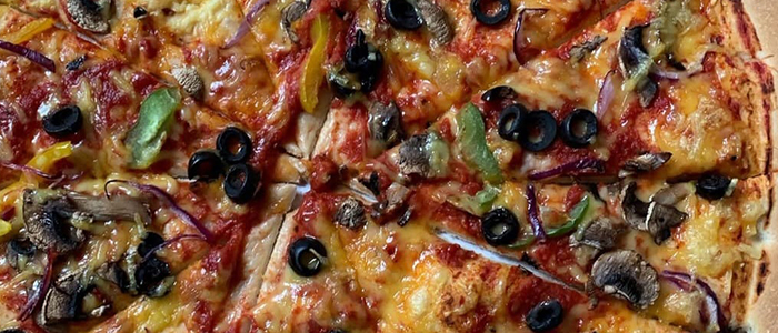 Vegan Full Garden Pizza  9" 